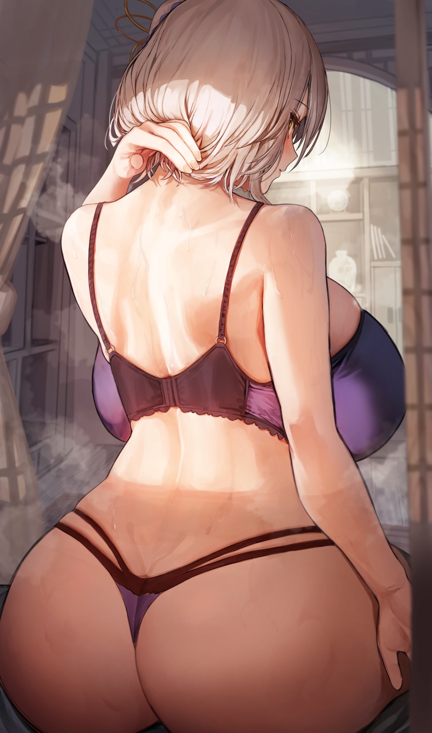 alicia_renato_(yashiro_sousaku) ass bra lingerie marse_(rokudaime) pantsu thong