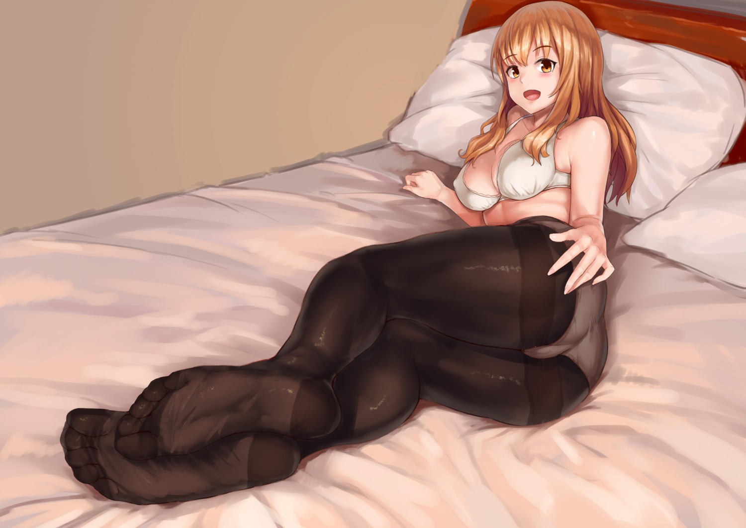 alice_gear_aegis aomoro ass bra cameltoe erect_nipples feet ohzeki_koyui pantsu pantyhose