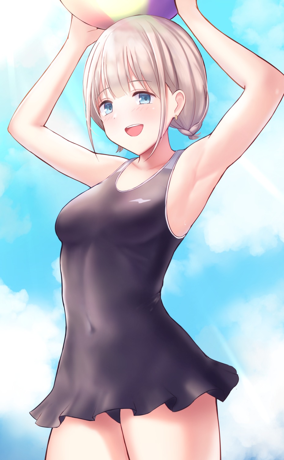 moshi_imo serizawa_asahi swimsuits the_idolm@ster the_idolm@ster_shiny_colors