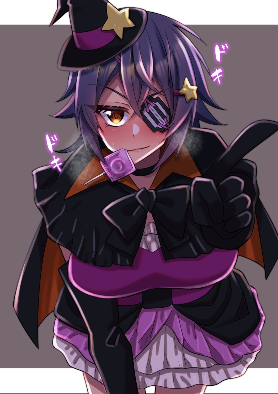 dress eyepatch halloween kantai_collection tenryuu_(kancolle) witch yuudadou