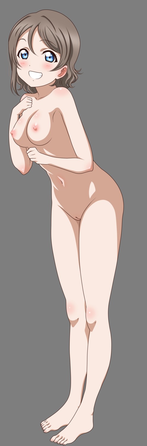 love_live!_sunshine!! naked nipples photoshop pussy transparent_png uncensored vector_trace watanabe_you