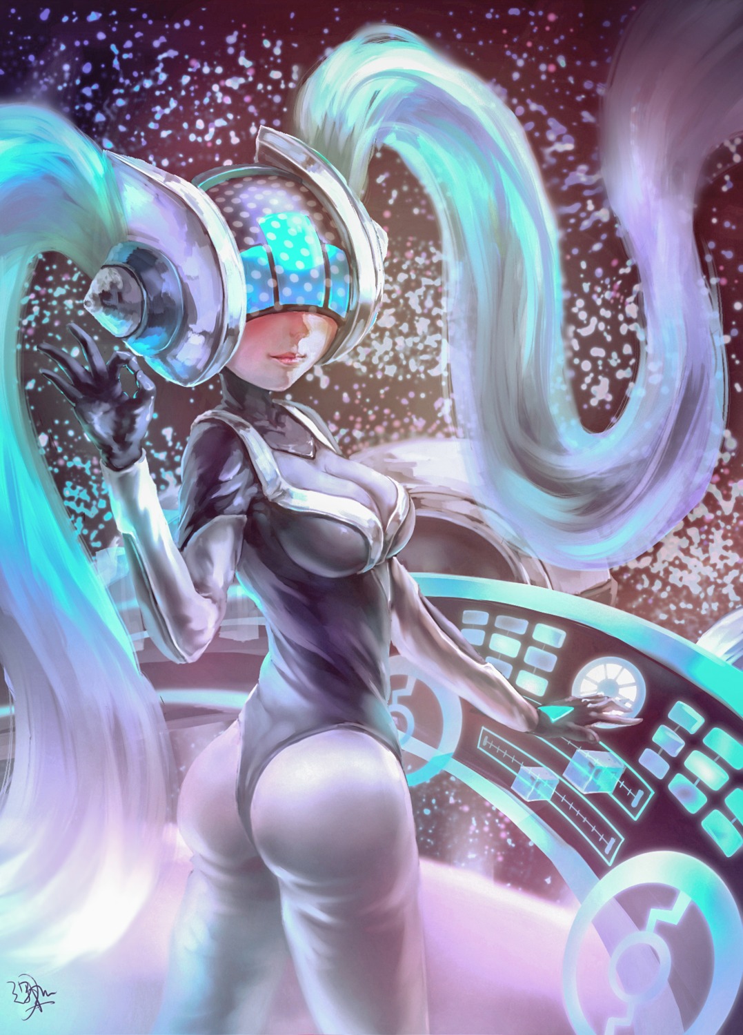 ass autographed bodysuit jay_xu league_of_legends sona_buvelle