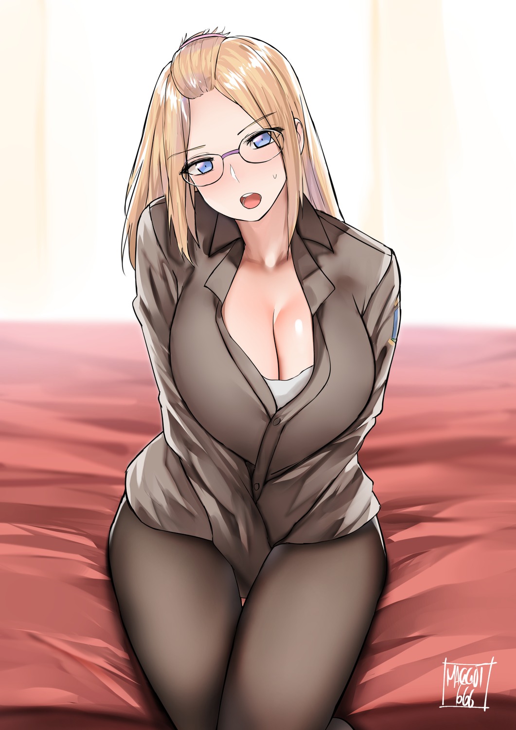 cleavage megane norman_maggot pantyhose