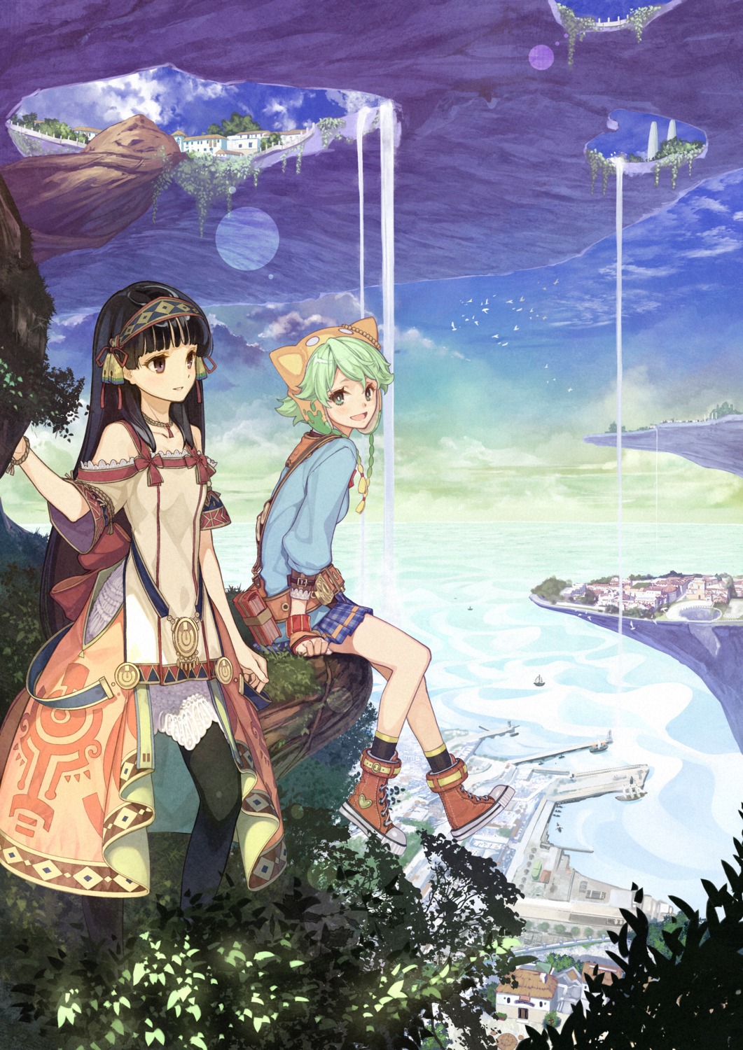 atelier atelier_shallie gust_(company) hidari landscape pantyhose shallistera shallotte_elminus