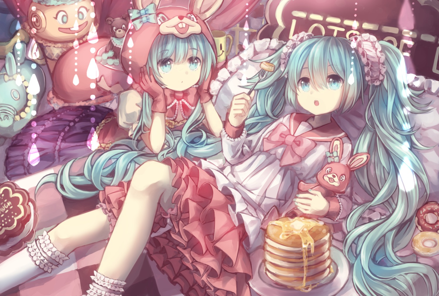 hatsune_miku lots_of_laugh_(vocaloid) seifuku vocaloid yumeichigo_alice