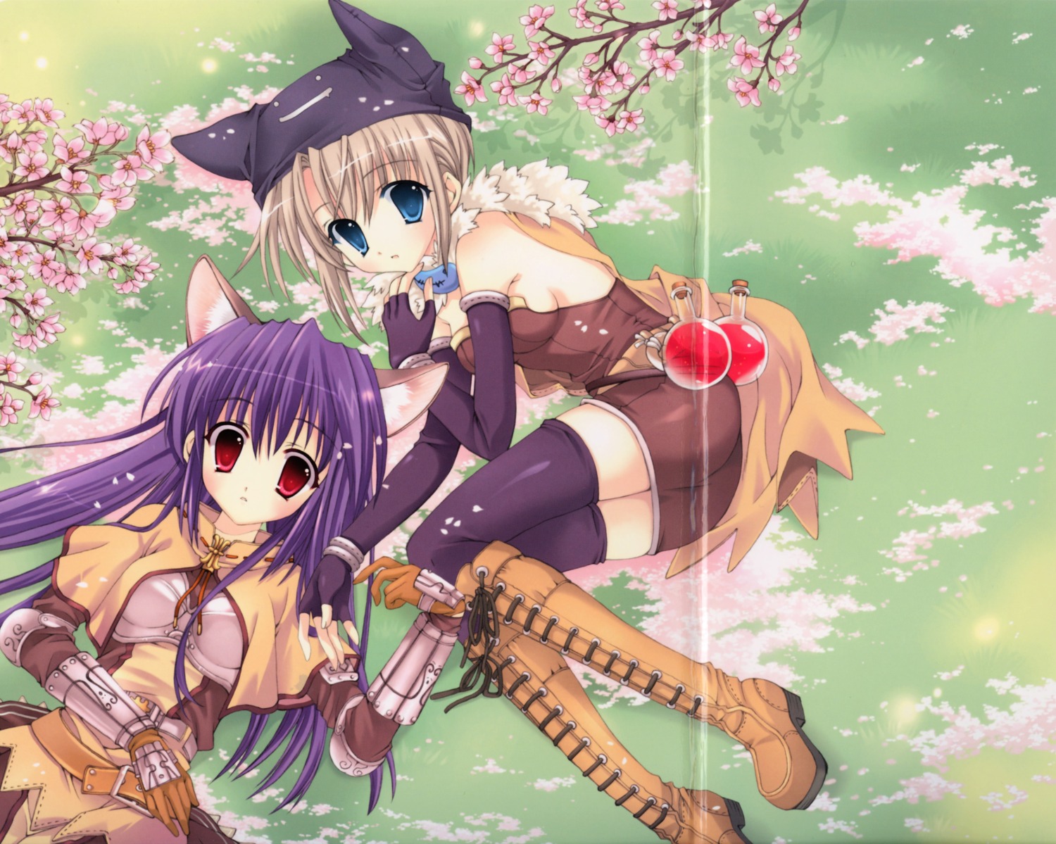 alchemist animal_ears ass crease fixme knight mitha ragnarok_online thighhighs