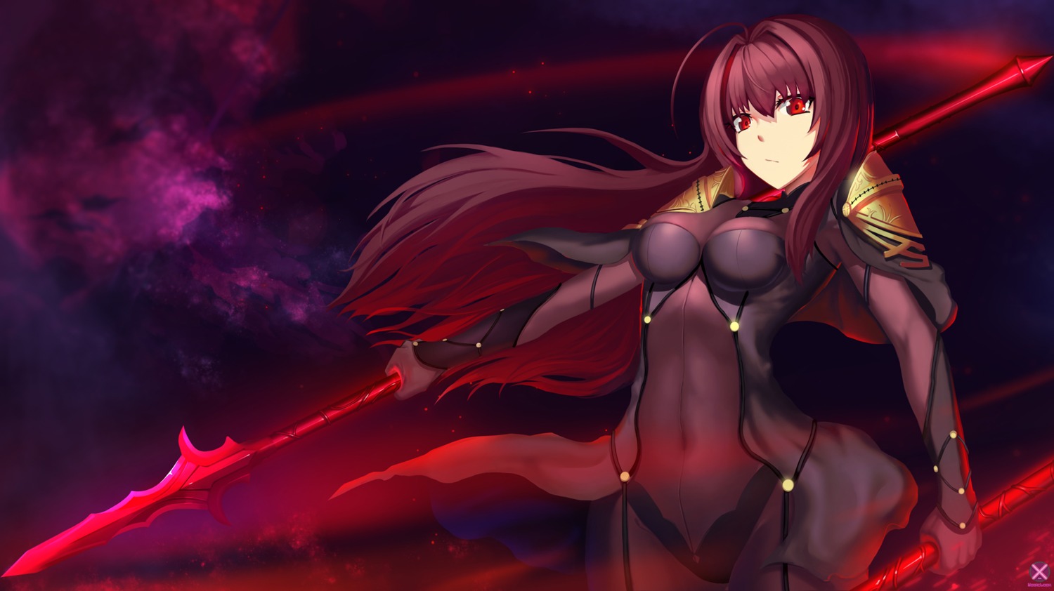 armor bodysuit fate/grand_order fate/stay_night mahousho scathach_(fate/grand_order) weapon