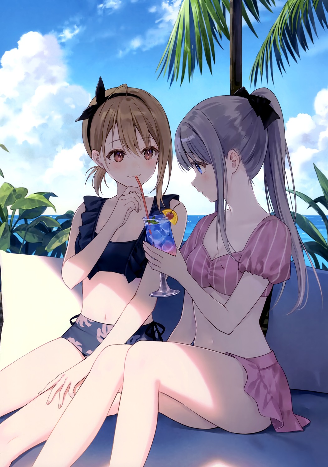 fukahire_sanba ruinon swimsuits