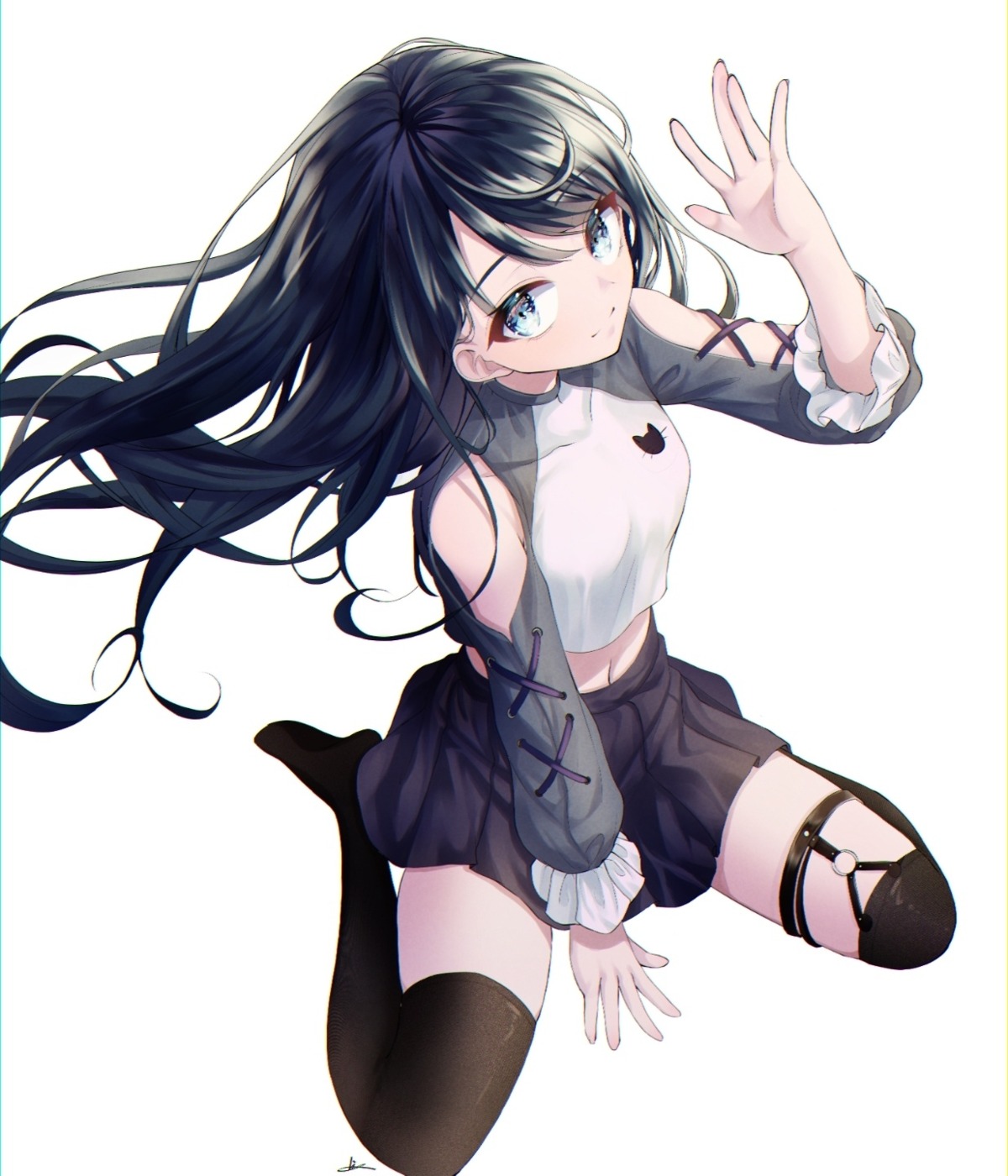 1yu_x garter stockings thighhighs