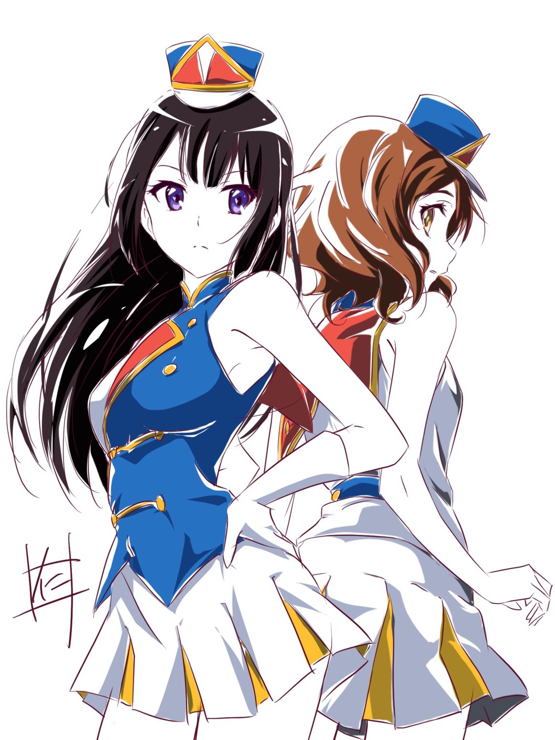 hibike!_euphonium kousaka_reina nii_manabu oumae_kumiko sketch