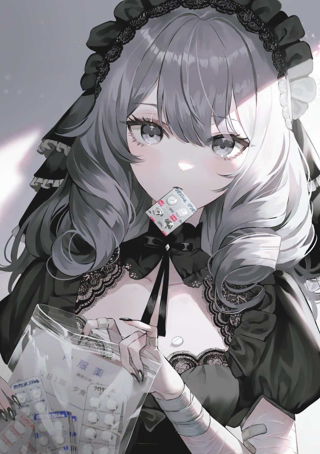 bandages bandaid gothic_lolita lolita_fashion yumeno_yume