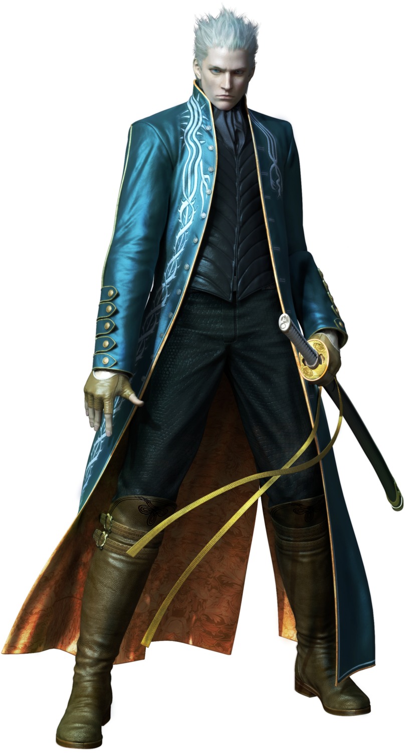 cg devil_may_cry male sword vergil