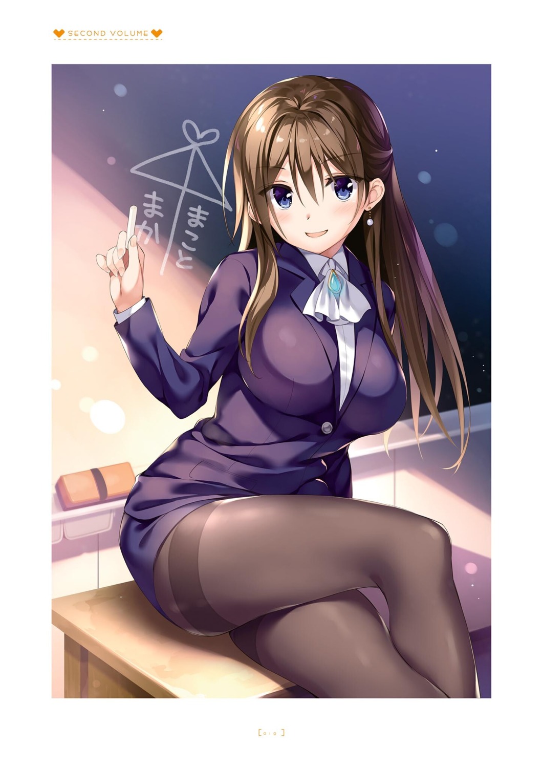 boku_no_kanojo_sensei business_suit fujiki_maka oryou pantyhose