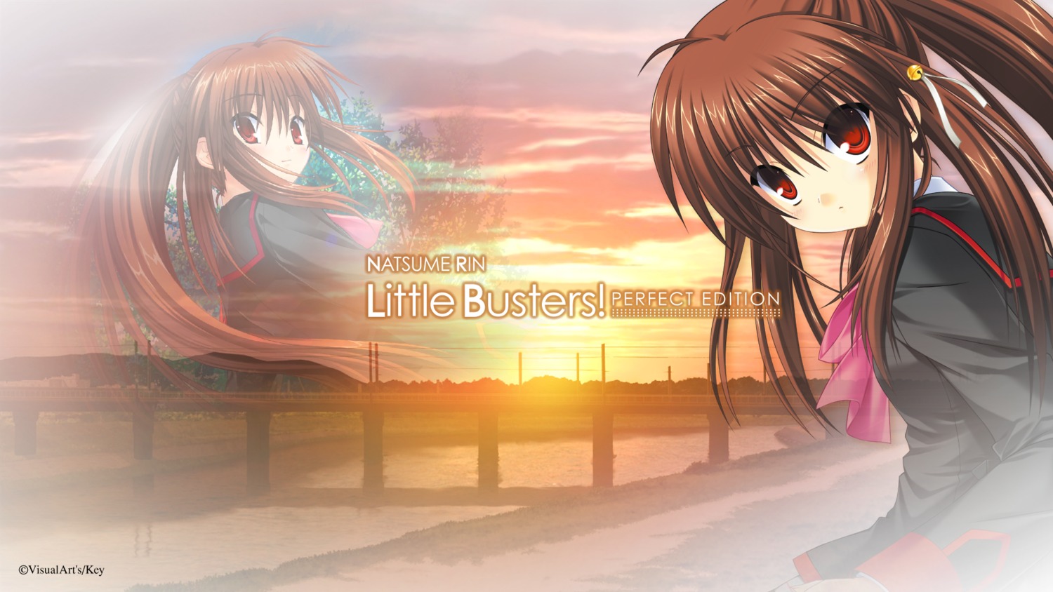 key little_busters! na-ga natsume_rin seifuku wallpaper