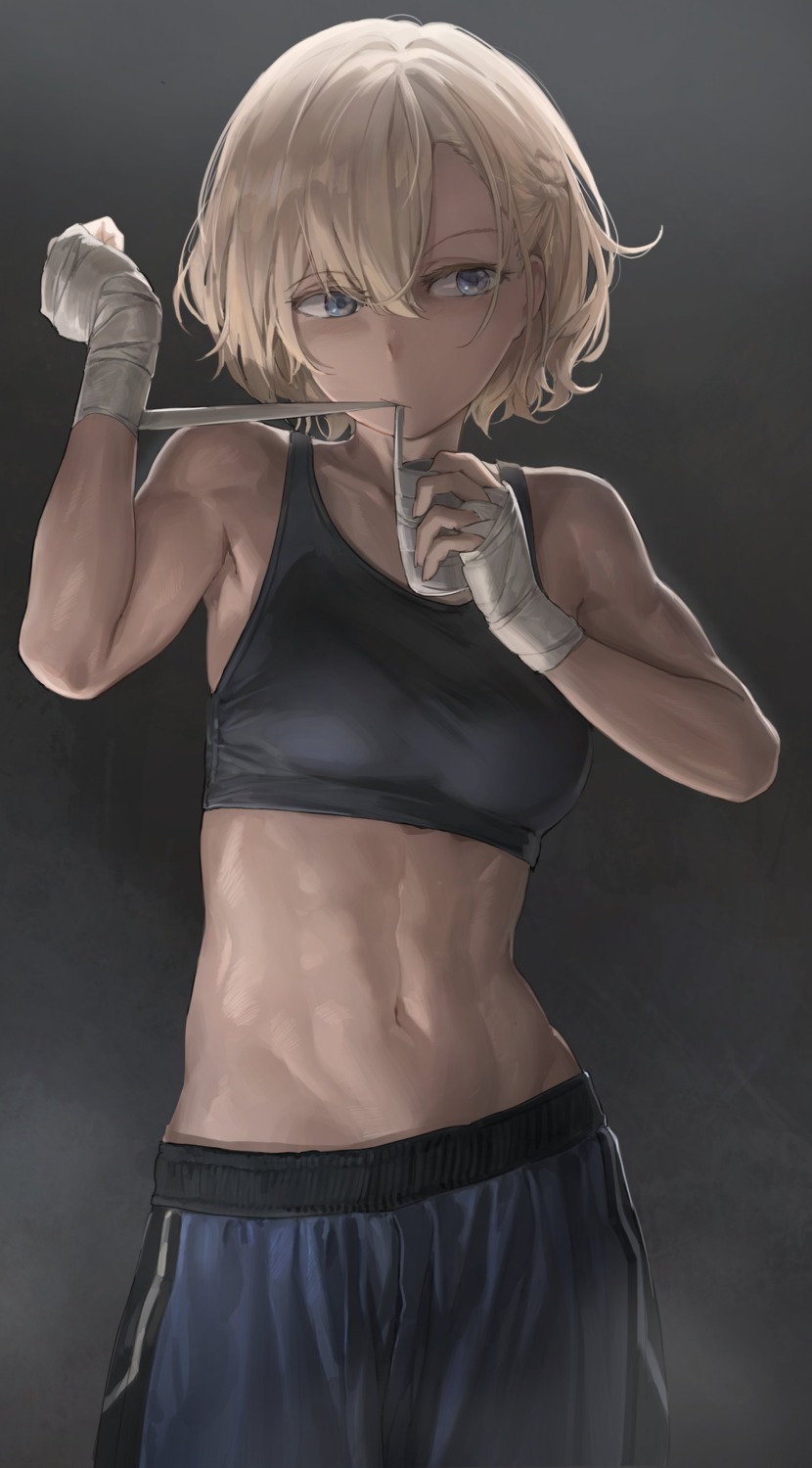 bandages free_style_(yohan1754) gym_uniform