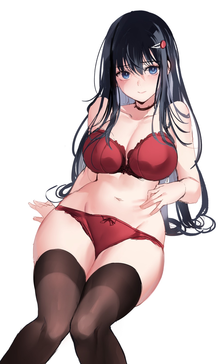 bra cameltoe cleavage pantsu thighhighs zerocat