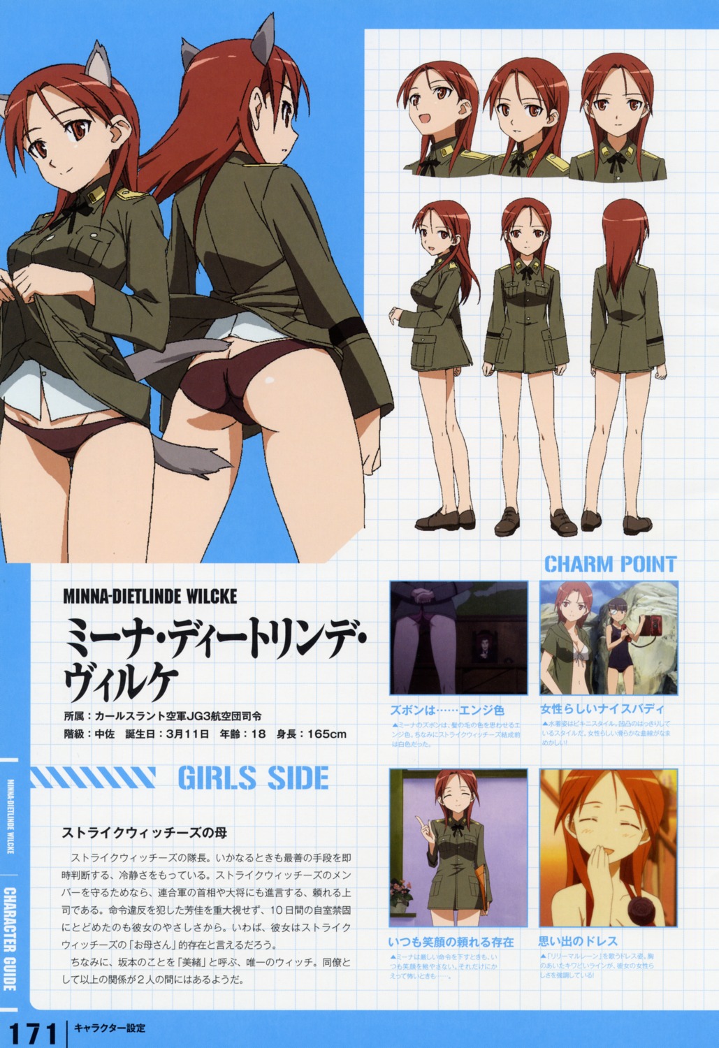 ass minna_dietlinde_wilcke pantsu strike_witches takamura_kazuhiro