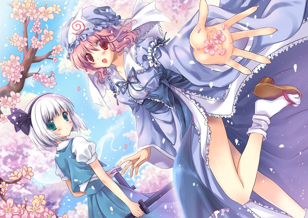 konpaku_youmu ratise saigyouji_yuyuko touhou