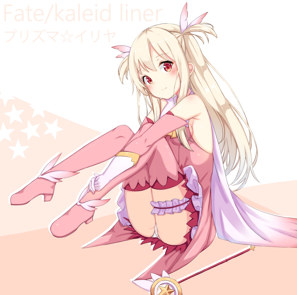 fate/kaleid_liner_prisma_illya fate/stay_night garter heels illyasviel_von_einzbern loli pantsu thighhighs xue_lu