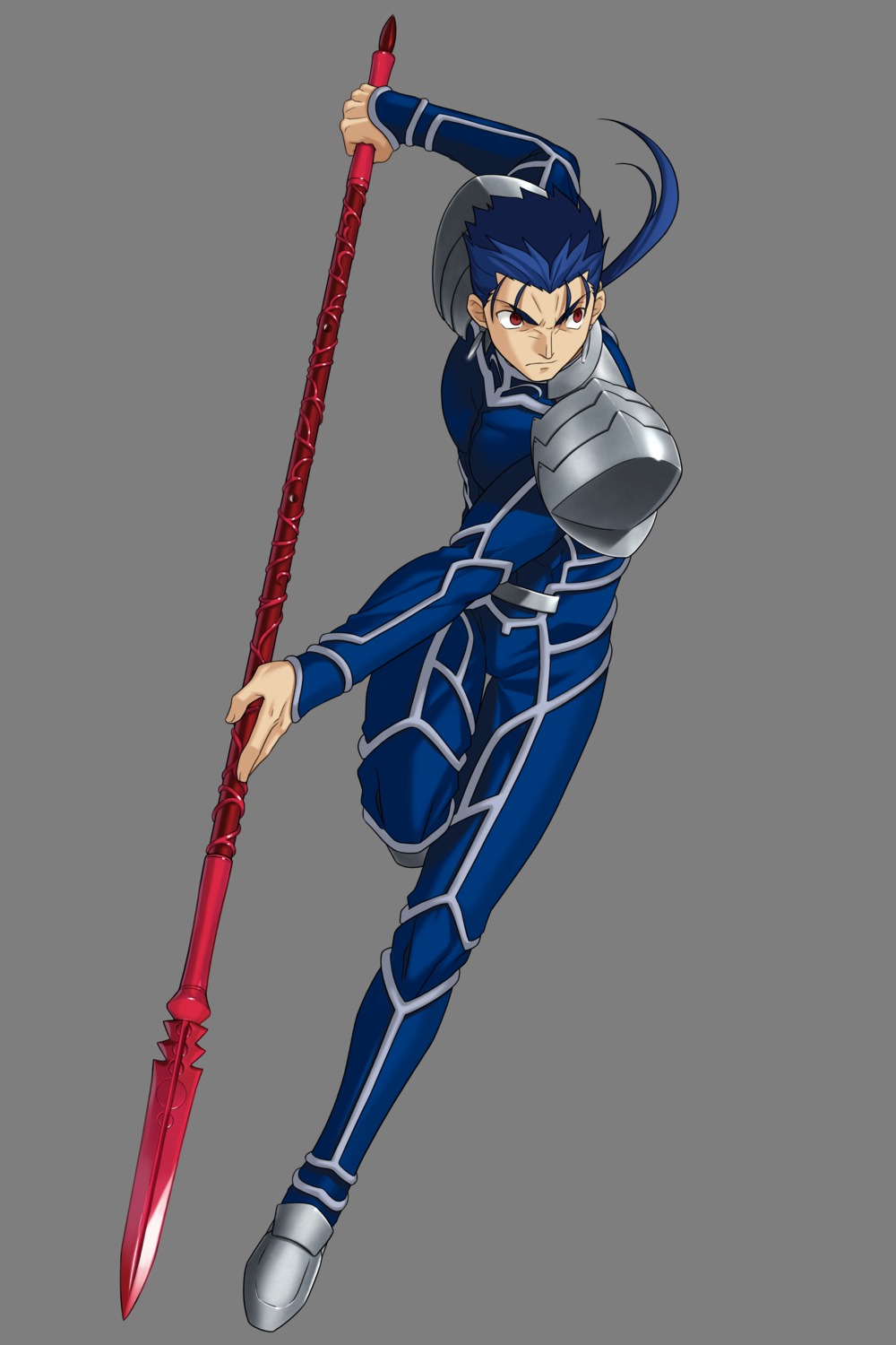 fate/stay_night fate/unlimited_codes lancer male transparent_png type-moon weapon