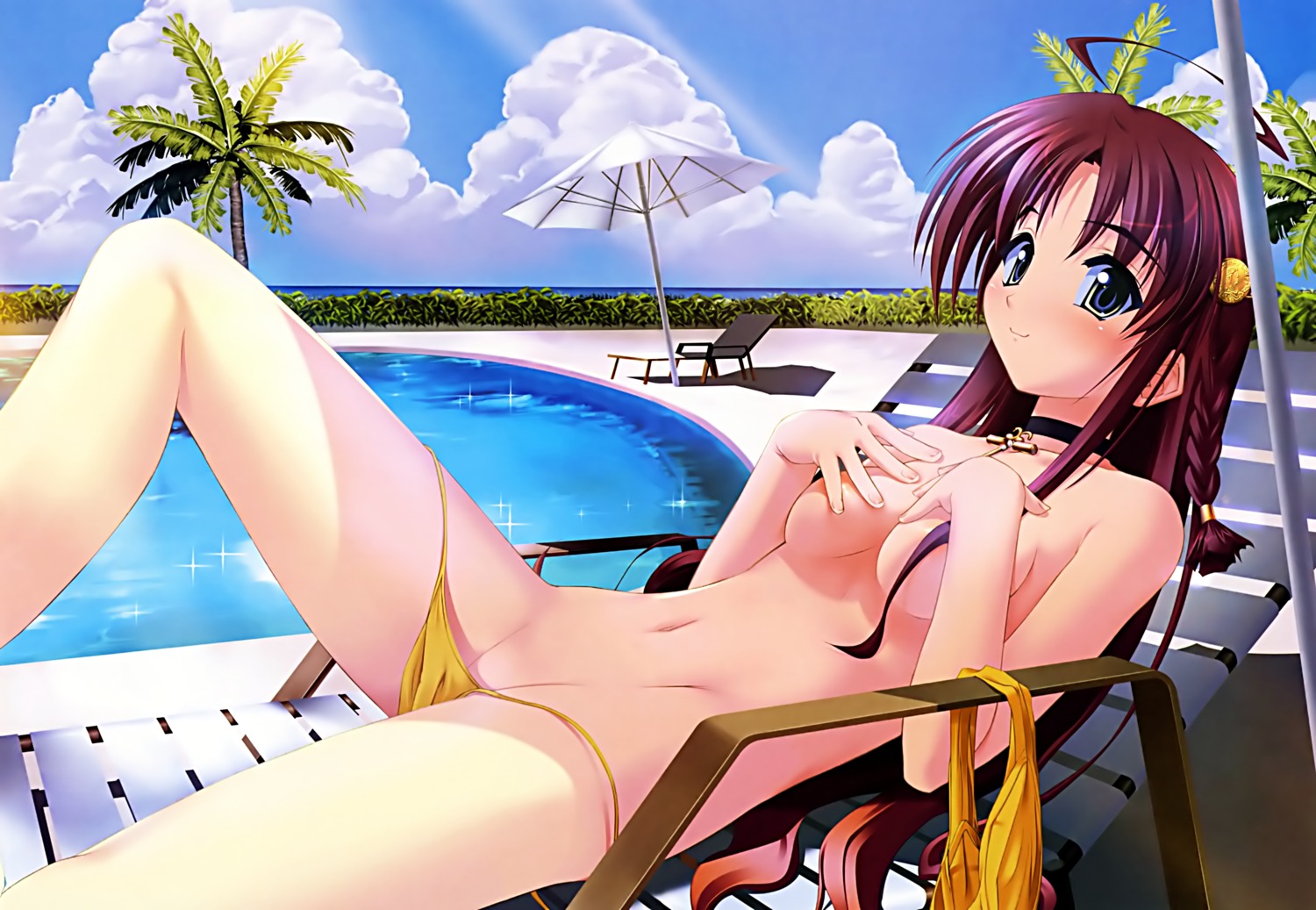 aquanauts_of_a_morning_calm asanagi_mio bikini fizz swimsuits topless yamino_kenji