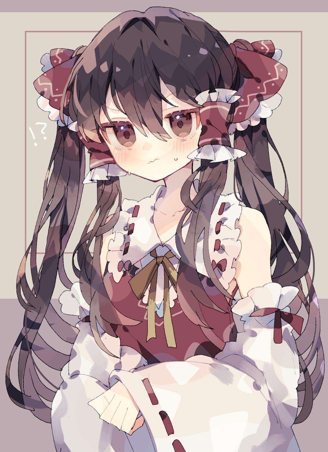 hakurei_reimu miko nikorashika touhou