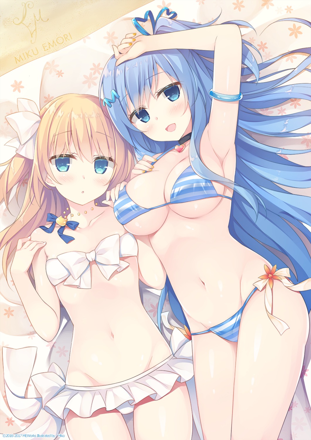 bikini cleavage emori_el emori_miku emori_miku_project miko_92 swimsuits