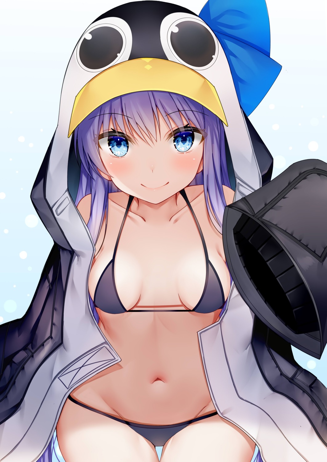 aozora_nan bikini fate/grand_order meltlilith open_shirt penguin swimsuits