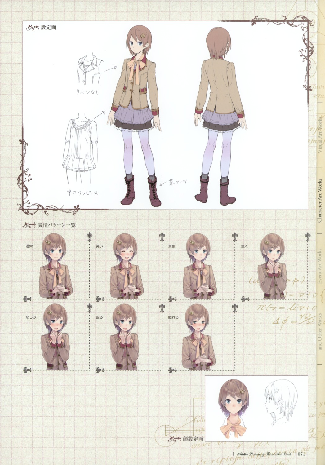 atelier atelier_rorona atelier_totori character_design expression filly_erhard kishida_mel