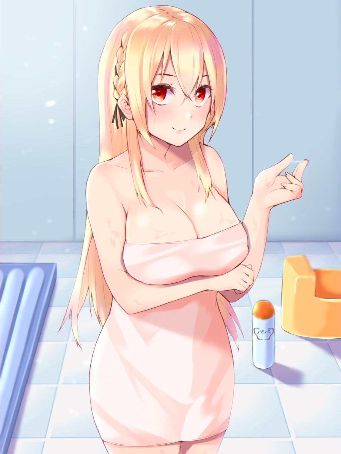 azur_lane king_george_v_(azur_lane) nikku_hikikomori towel