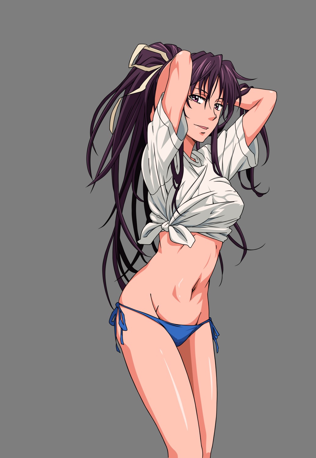 bikini kanzaki_kaori murakami_yuu swimsuits to_aru_majutsu_no_index transparent_png vector_trace wet_clothes