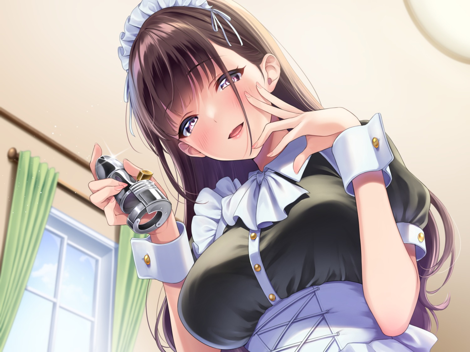 amagi_shino maid wallpaper