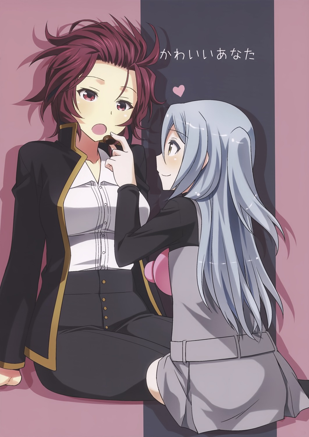 akuma_no_riddle kirigaya_hitsugi namatame_chitaru umekichi yuri