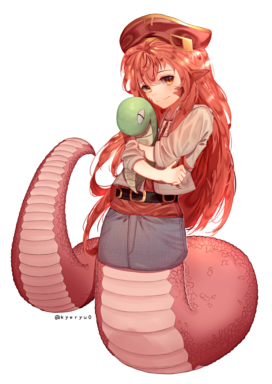 kyeryu0 miia_(monster_musume) monster_girl monster_musume_no_iru_nichijou pointy_ears tail