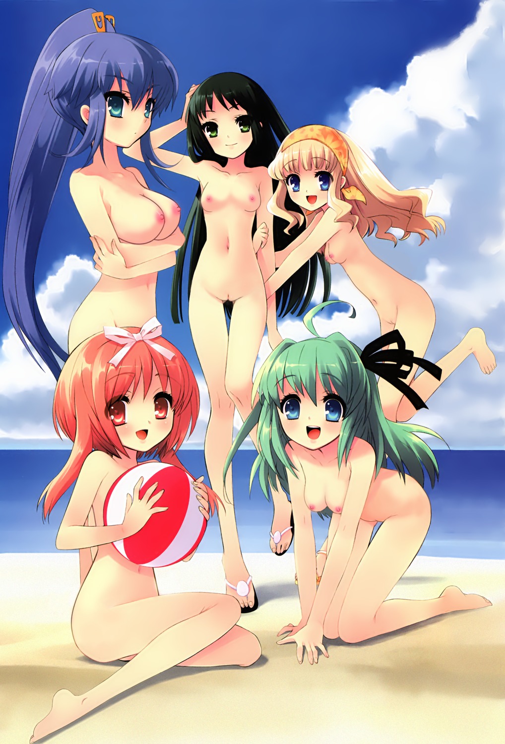 akihime_sumomo breast_hold ito_noizi koiwai_flora loli naked nanatsuiro_drops nipples photoshop pussy satsuki_julirsia uncensored yaeno_nadeshiko yuuki_nona