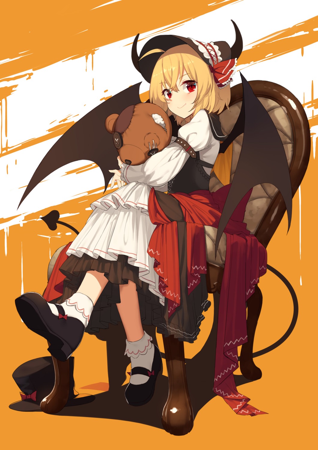 horns rumia sh_(562835932) tail touhou wings