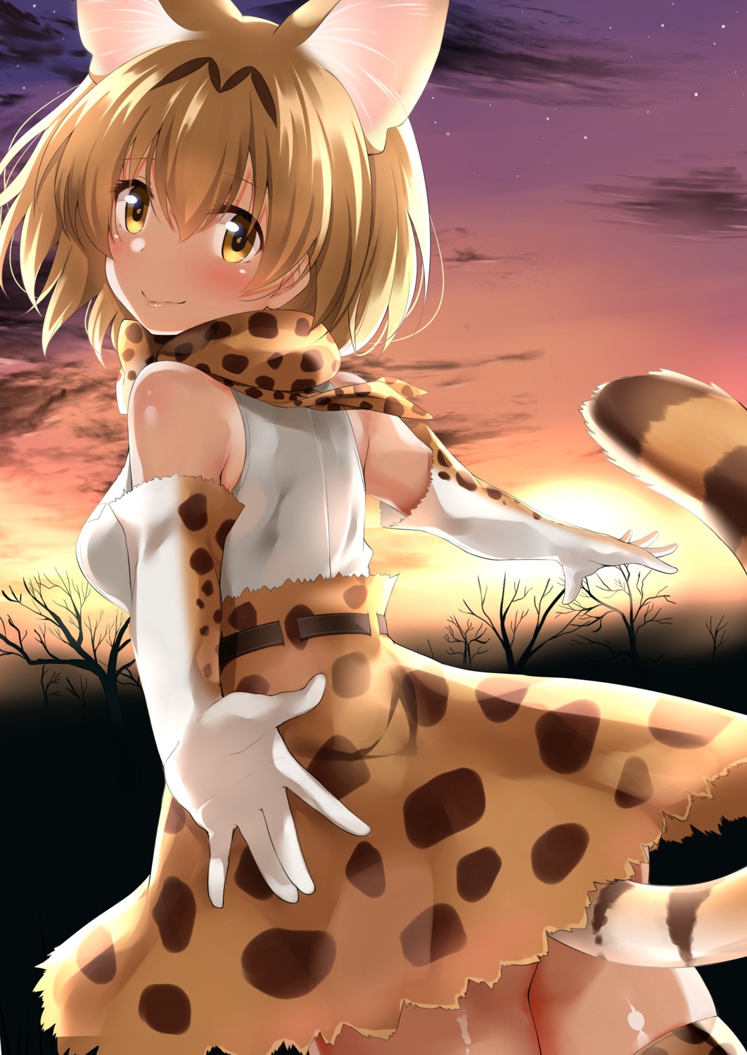 animal_ears go-1 kemono_friends serval tail