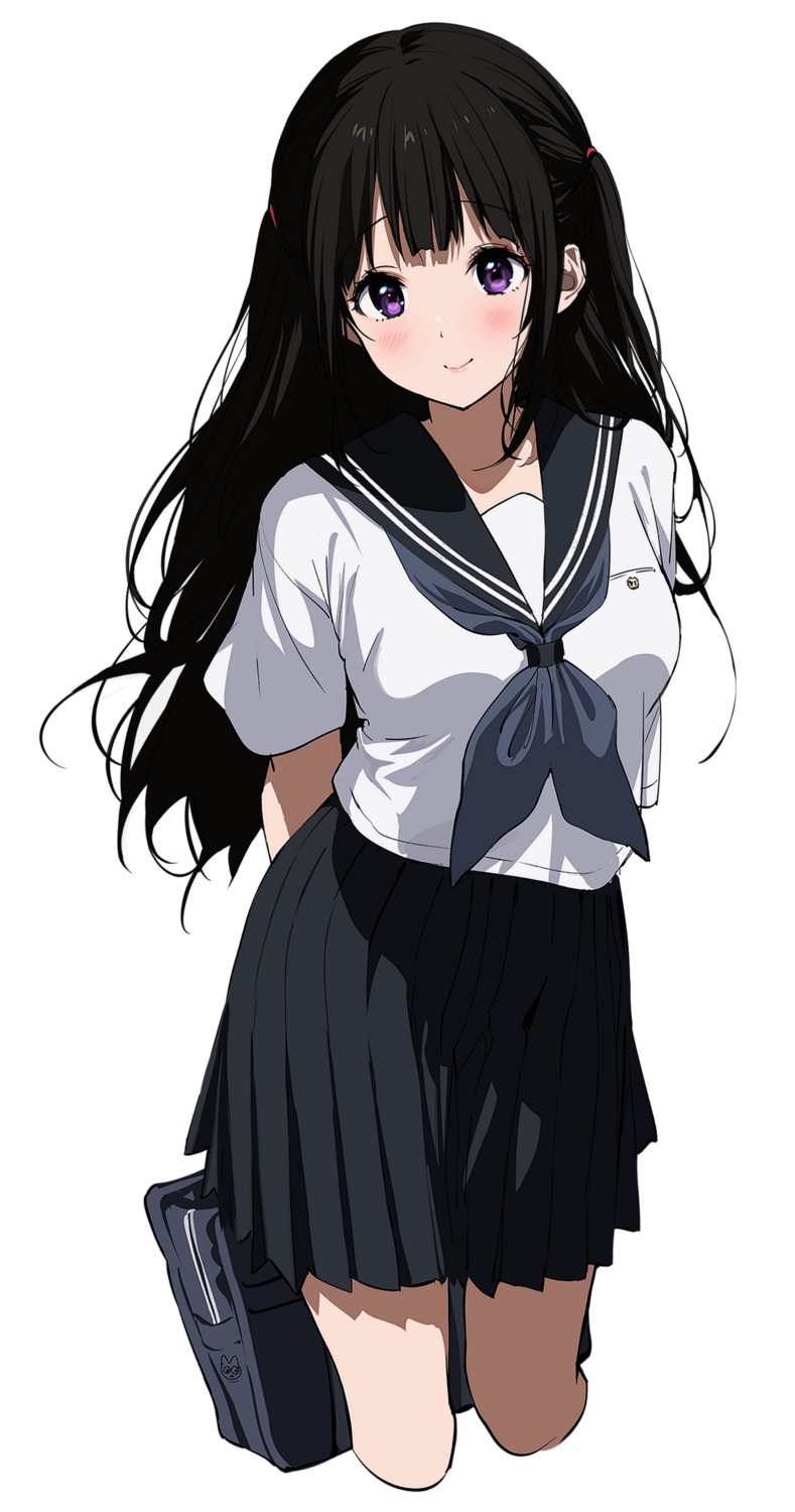 chitanda_eru hyouka mery_(yangmalgage) seifuku