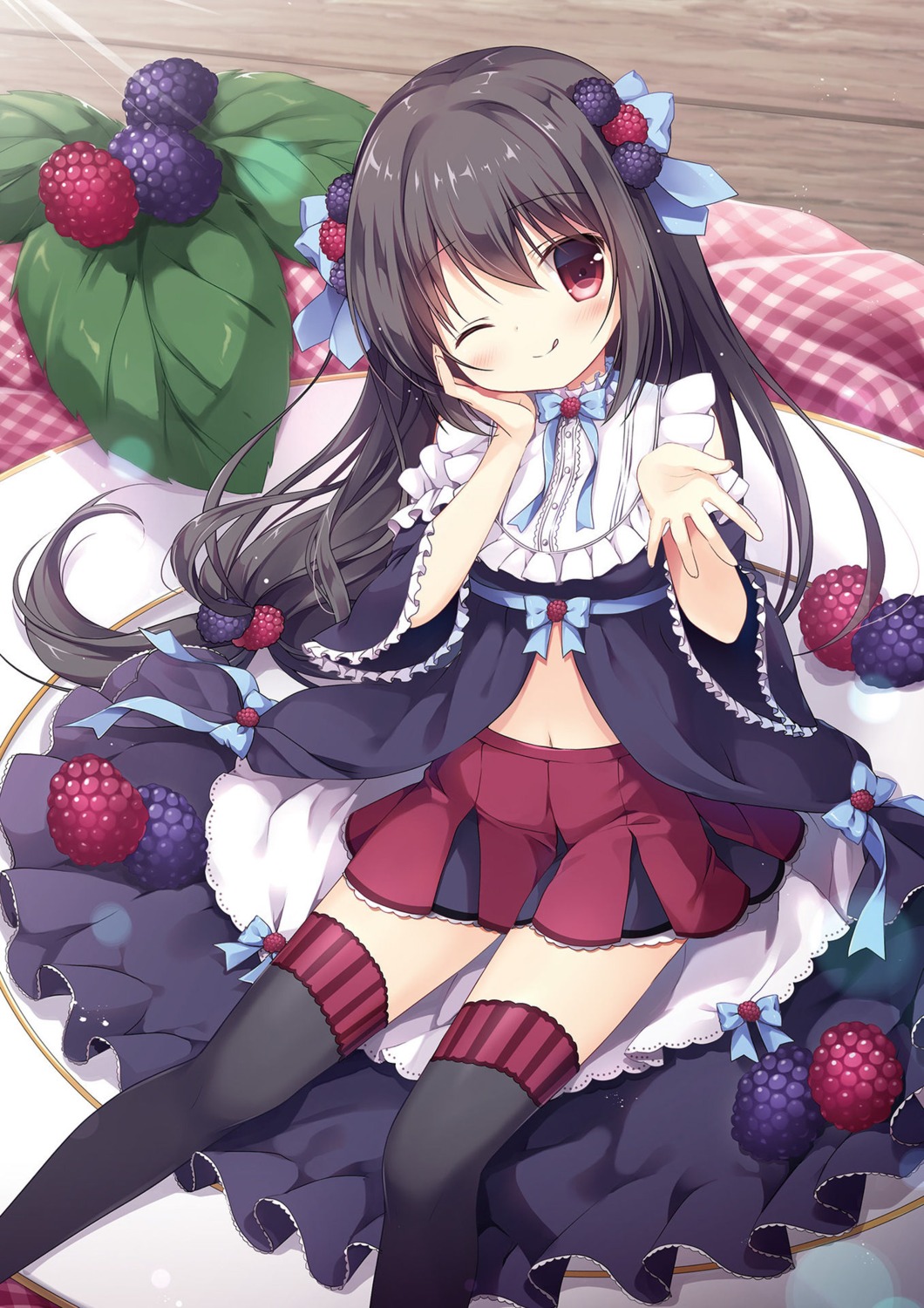 blackberry-chan canvas+garden dress melonbooks miyasaka_naco thighhighs