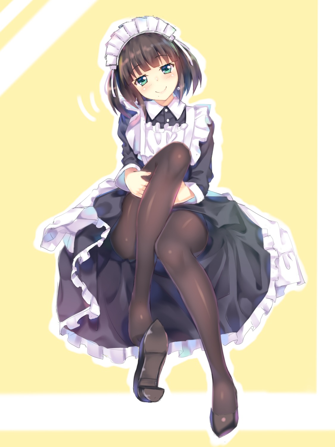 a.x. heels maid pantyhose skirt_lift