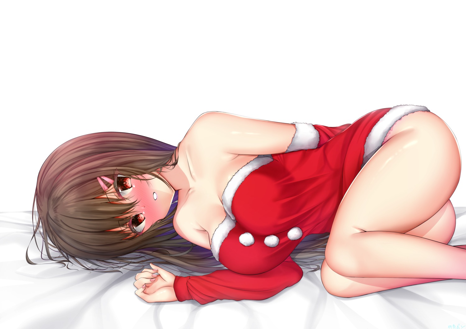 bottomless christmas cleavage namaponpon_00