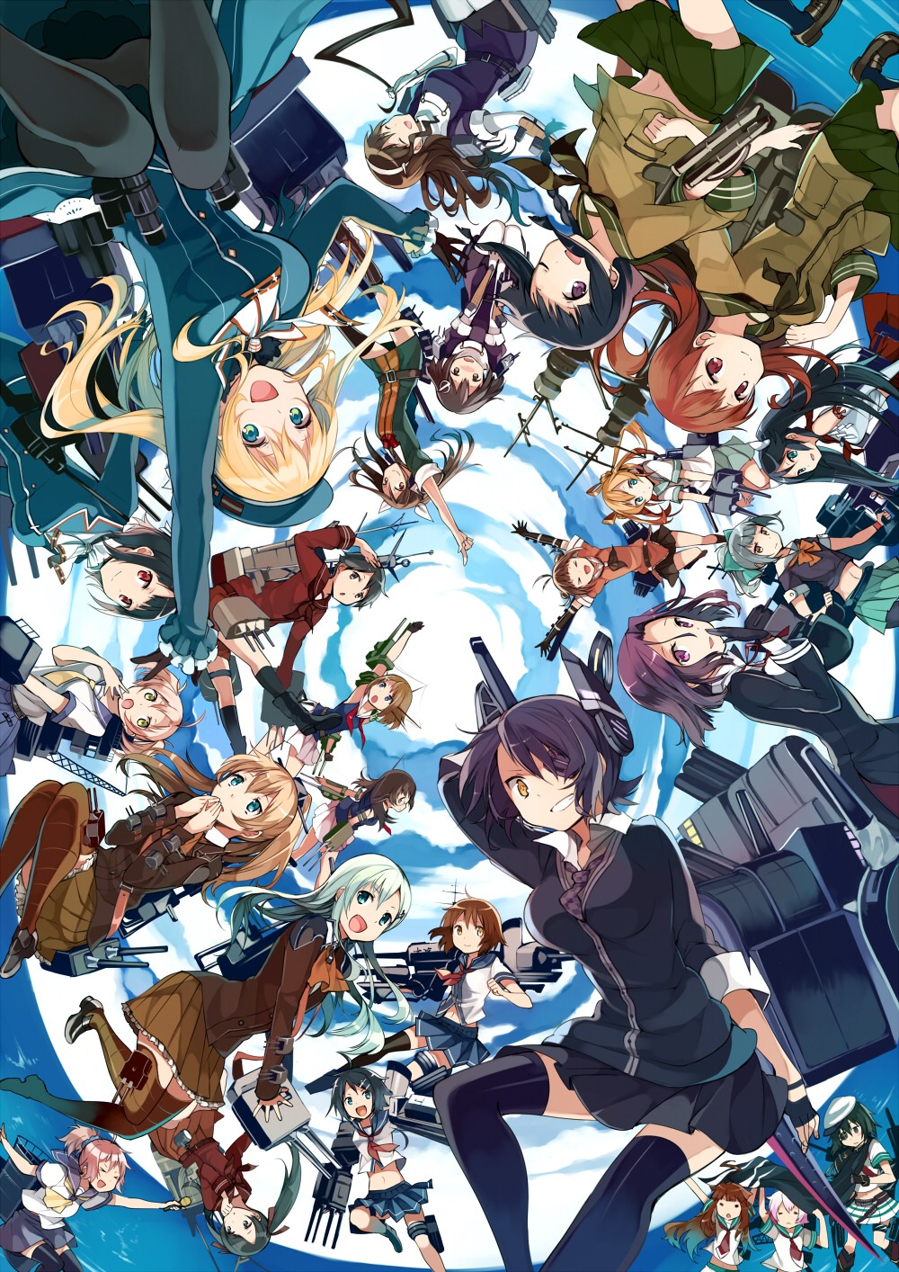 abukuma_(kancolle) aoba_(kancolle) atago_(kancolle) furutaka_(kancolle) haguro_(kancolle) hanokage isuzu_(kancolle) kako_(kancolle) kantai_collection kinugasa_(kancolle) kiso_(kancolle) kitakami_(kancolle) kuma_(kancolle) maya_(kancolle) naka_(kancolle) ooi_(kancolle) sazanami_(kancolle) seifuku suzuya_(kancolle) takao_(kancolle) tama_(kancolle) tatsuta_(kancolle) tenryuu_(kancolle) thighhighs tone_(kancolle) yuubari_(kancolle)