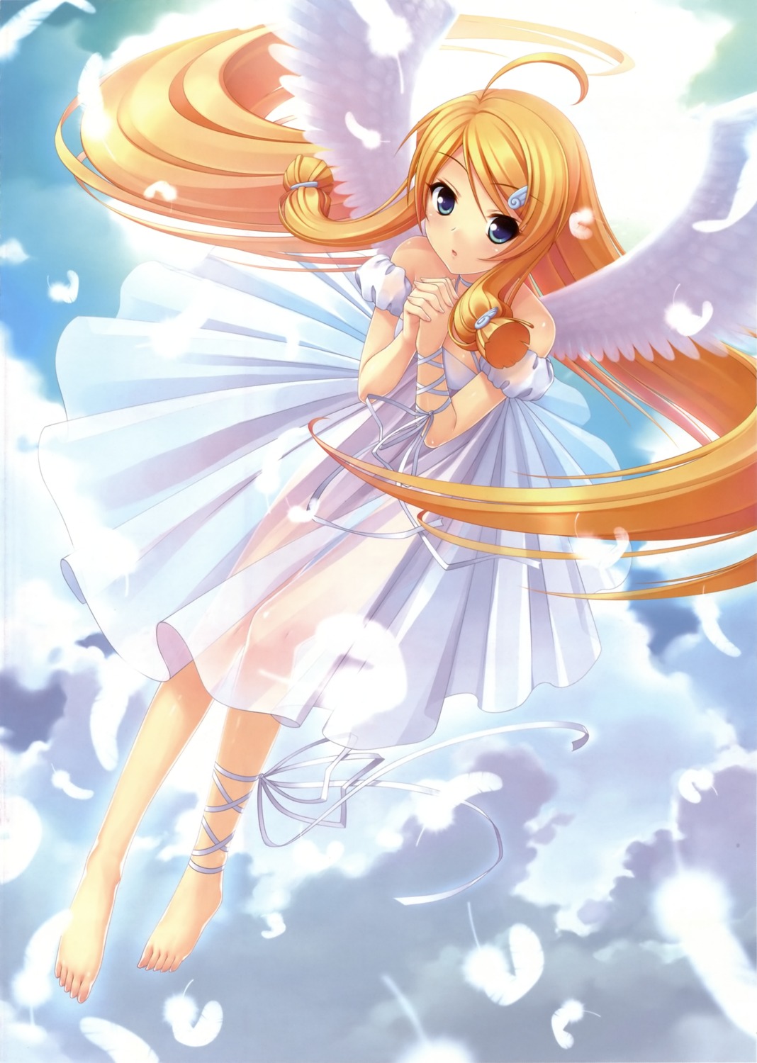 dress neko_works sayori wings