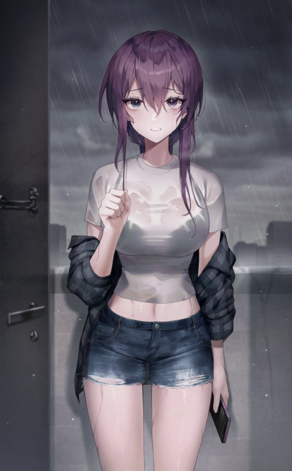 luxiel see_through wet_clothes
