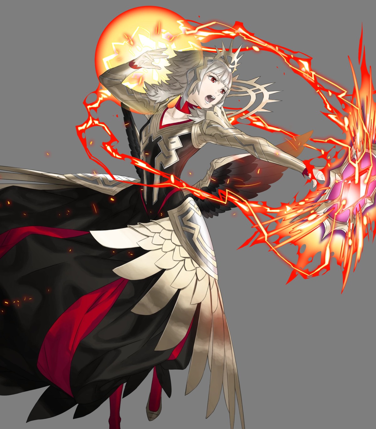 armor dress fire_emblem fire_emblem_heroes kozaki_yuusuke nintendo veronica_(fire_emblem) wings