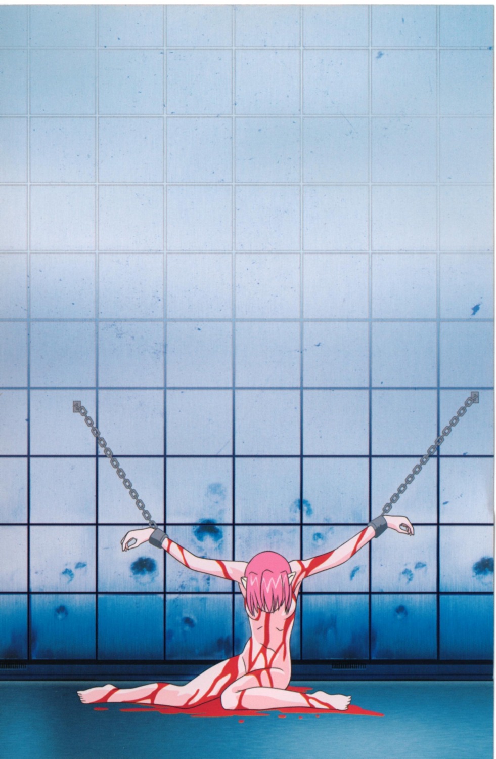 blood elfen_lied naked nana_(elfen_lied)