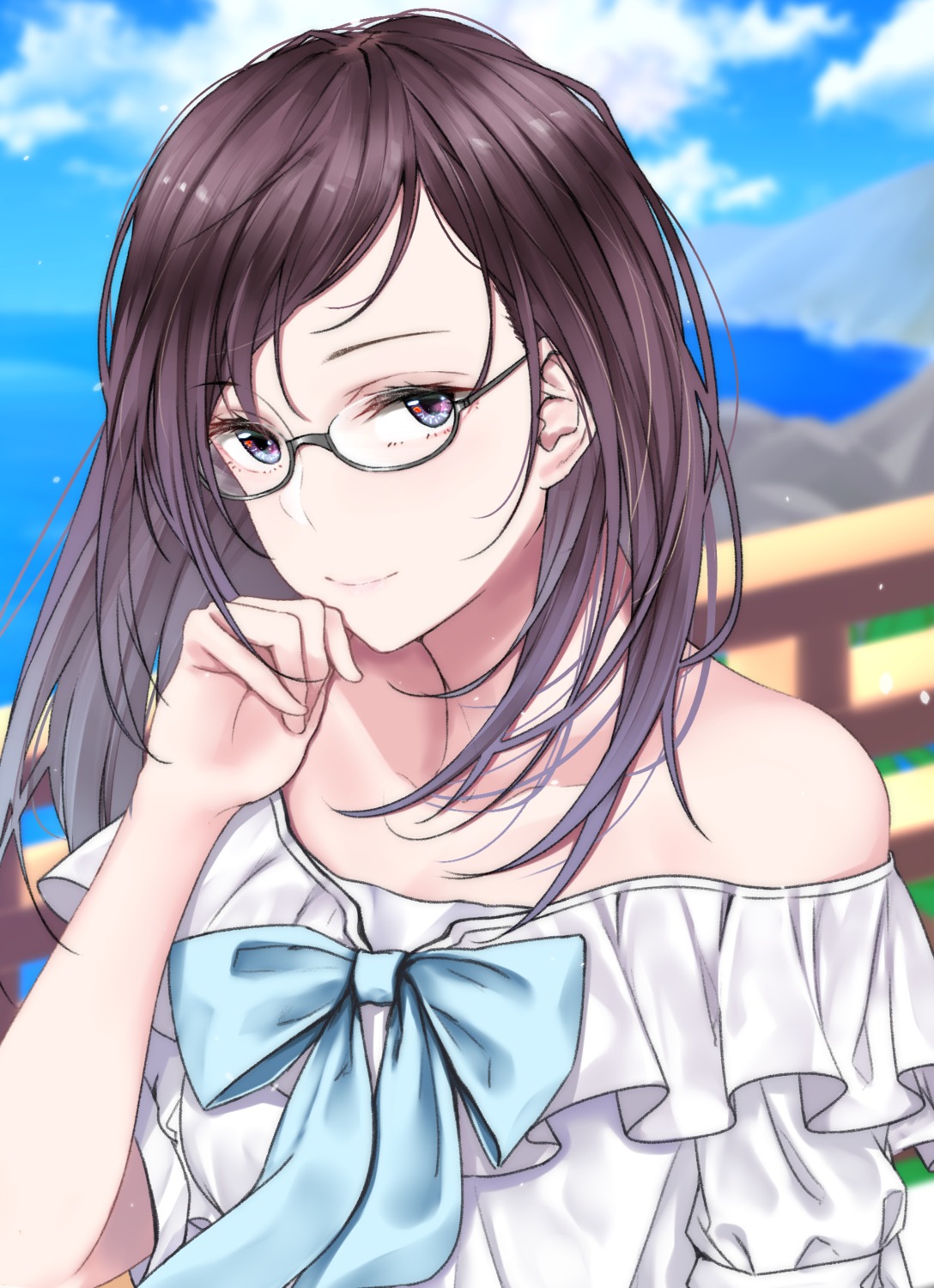 megane saitoo the_idolm@ster the_idolm@ster_cinderella_girls yagami_makino