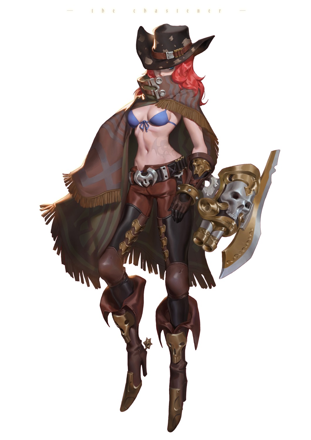 armor bikini_top heels swimsuits tagme weapon