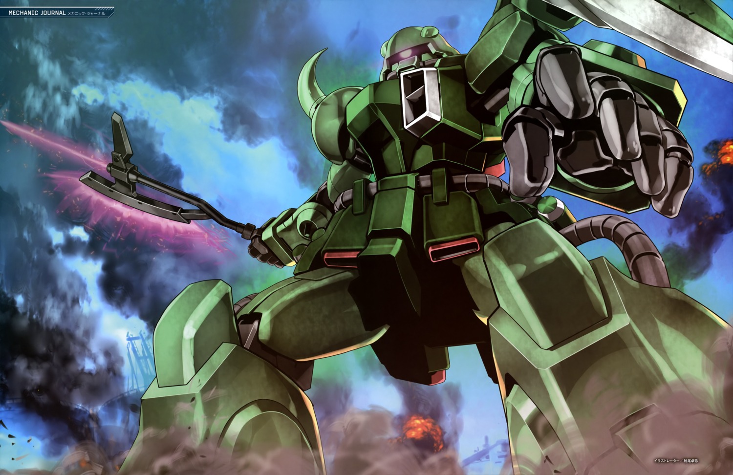 gundam gundam_seed gundam_seed_destiny mecha weapon zaku_warrior