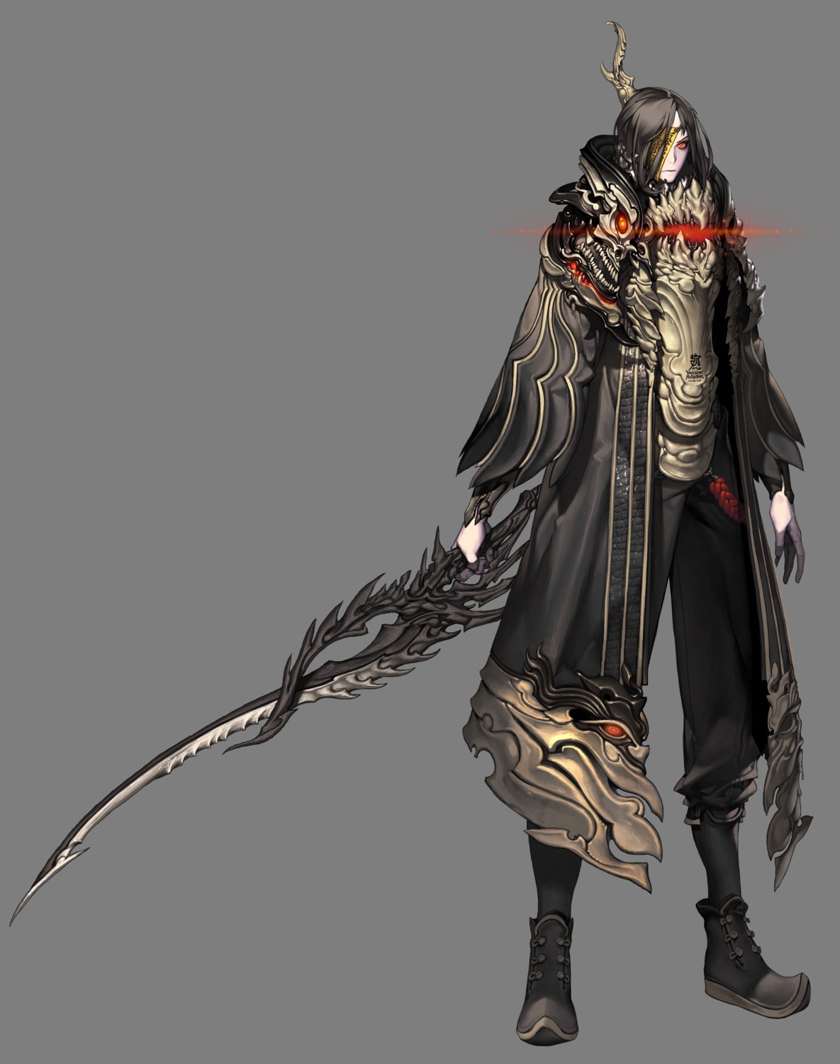 blade_&_soul kim_hyung-tae male sword transparent_png